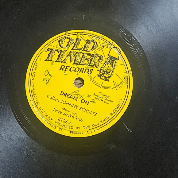 Johnny Schultz, Jerry Jacka Trio - Dream On 1957 Old Timer 8126-A 78RPM V+/V+ - Picture 2 of 3